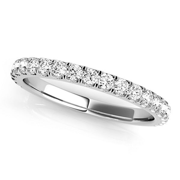 Common Prong 0.40 ct. Round Diamond Band-VIRABYANI